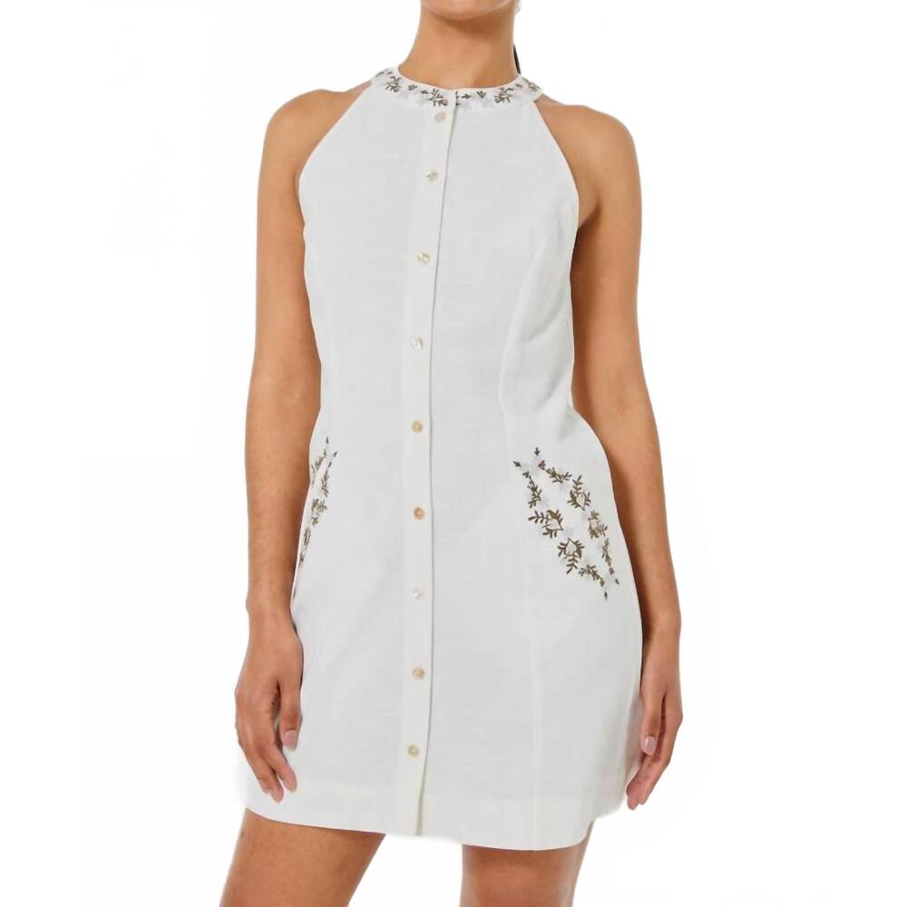 NEW CARTOLINA NANTUCKET eva dress in white